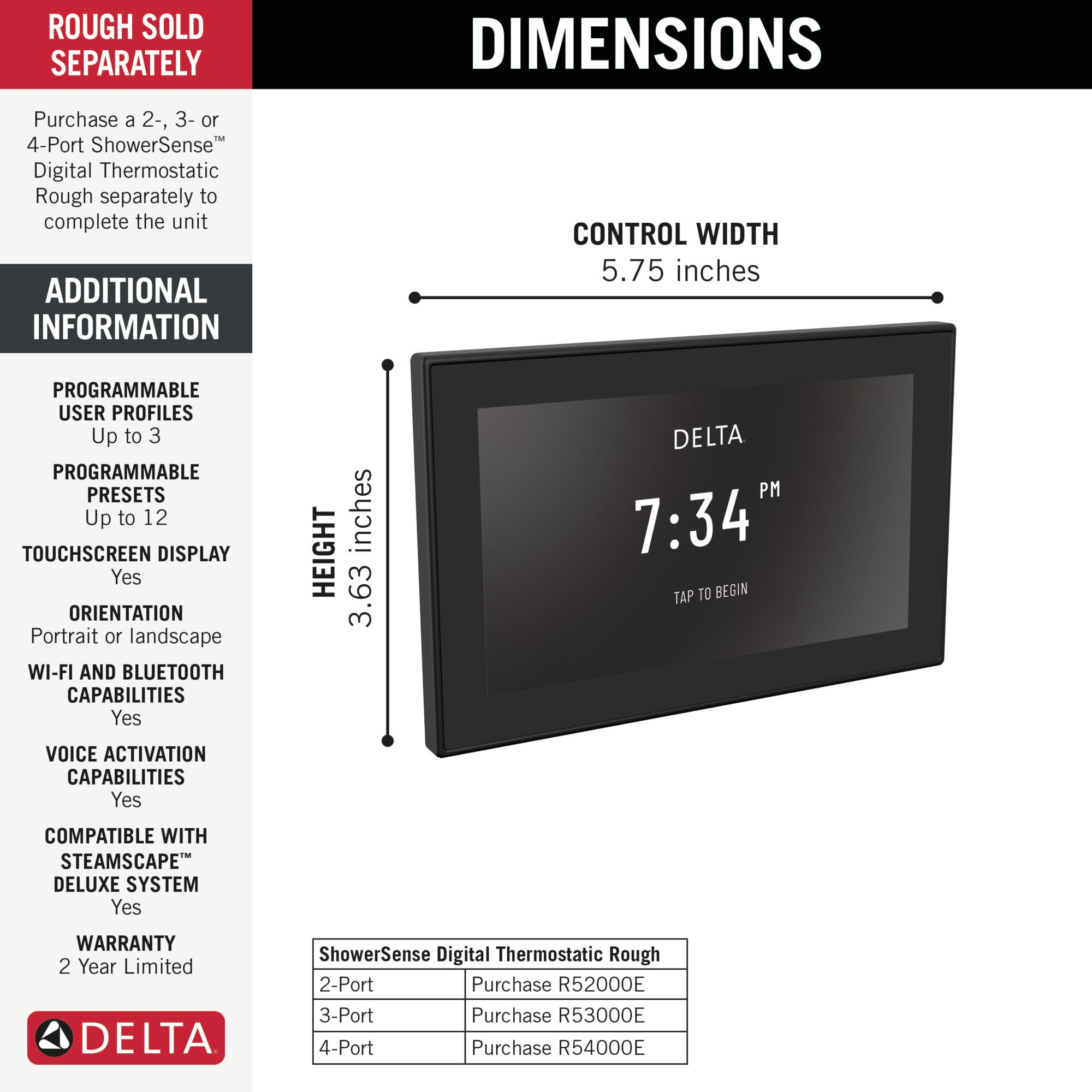 delta&reg; 5CN-550L-BL DLT5CN-550L-BL