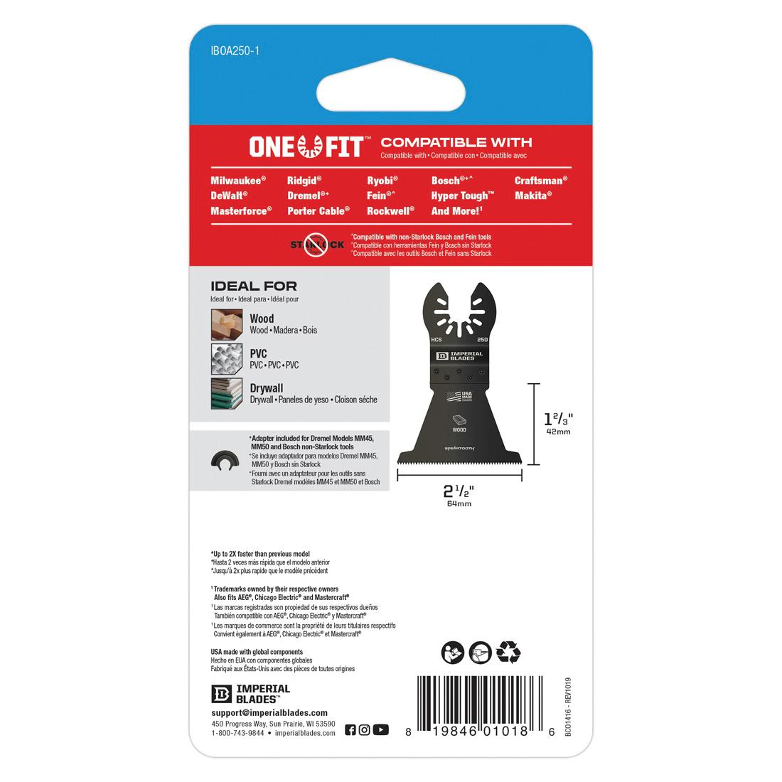 IMPERIAL BLADES™ IBOA250-1 MWKIBOA250-1