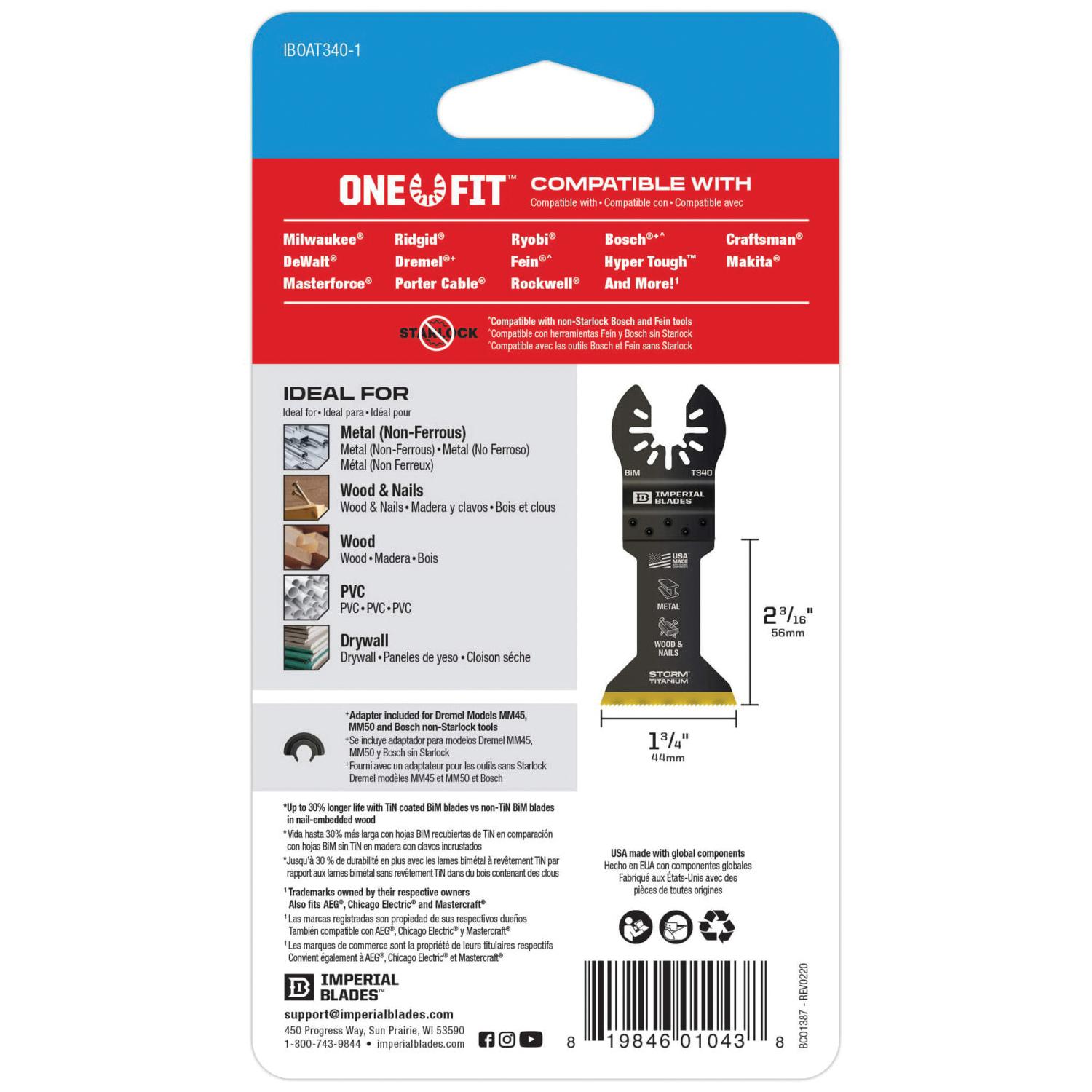 IMPERIAL BLADES™ IBOAT340-1 MWKIBOAT340-1