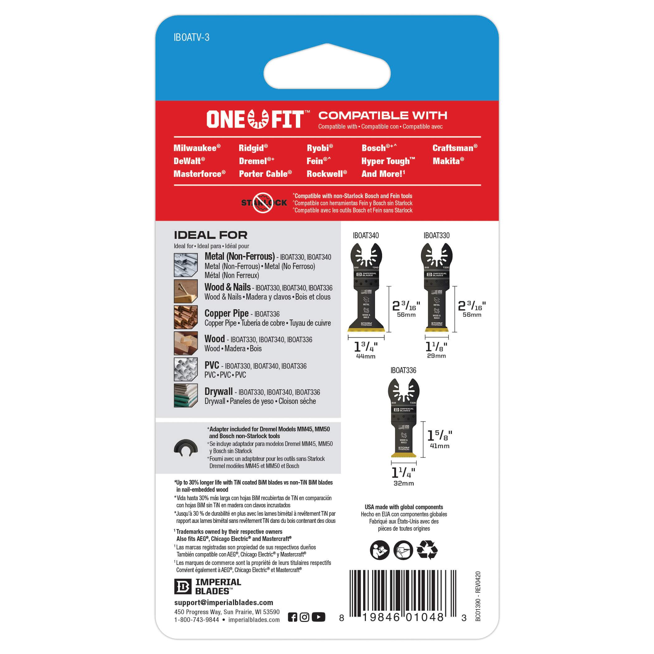 IMPERIAL BLADES™ IBOATV-3 MWKIBOATV-3