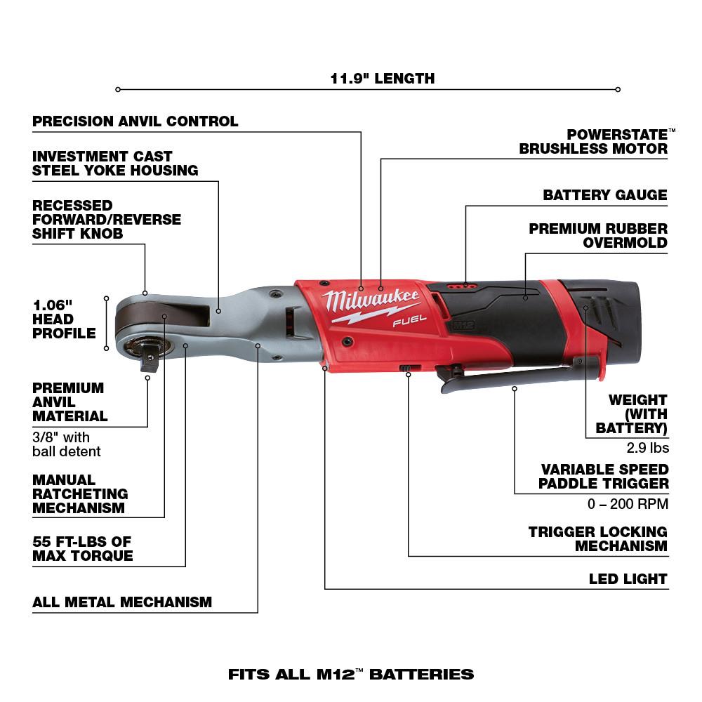 Milwaukee&reg; 2557-22 MWK2557-22