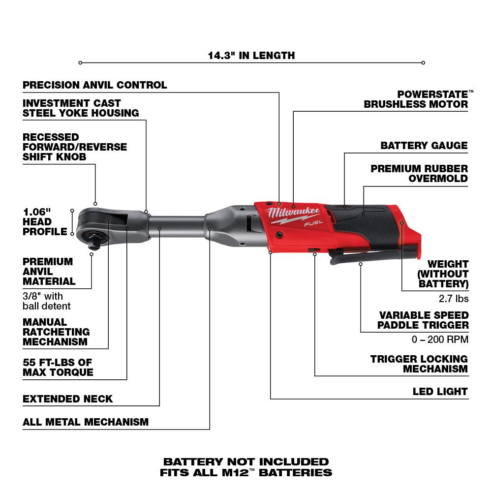 Milwaukee&reg; 2560-20 MWK2560-20