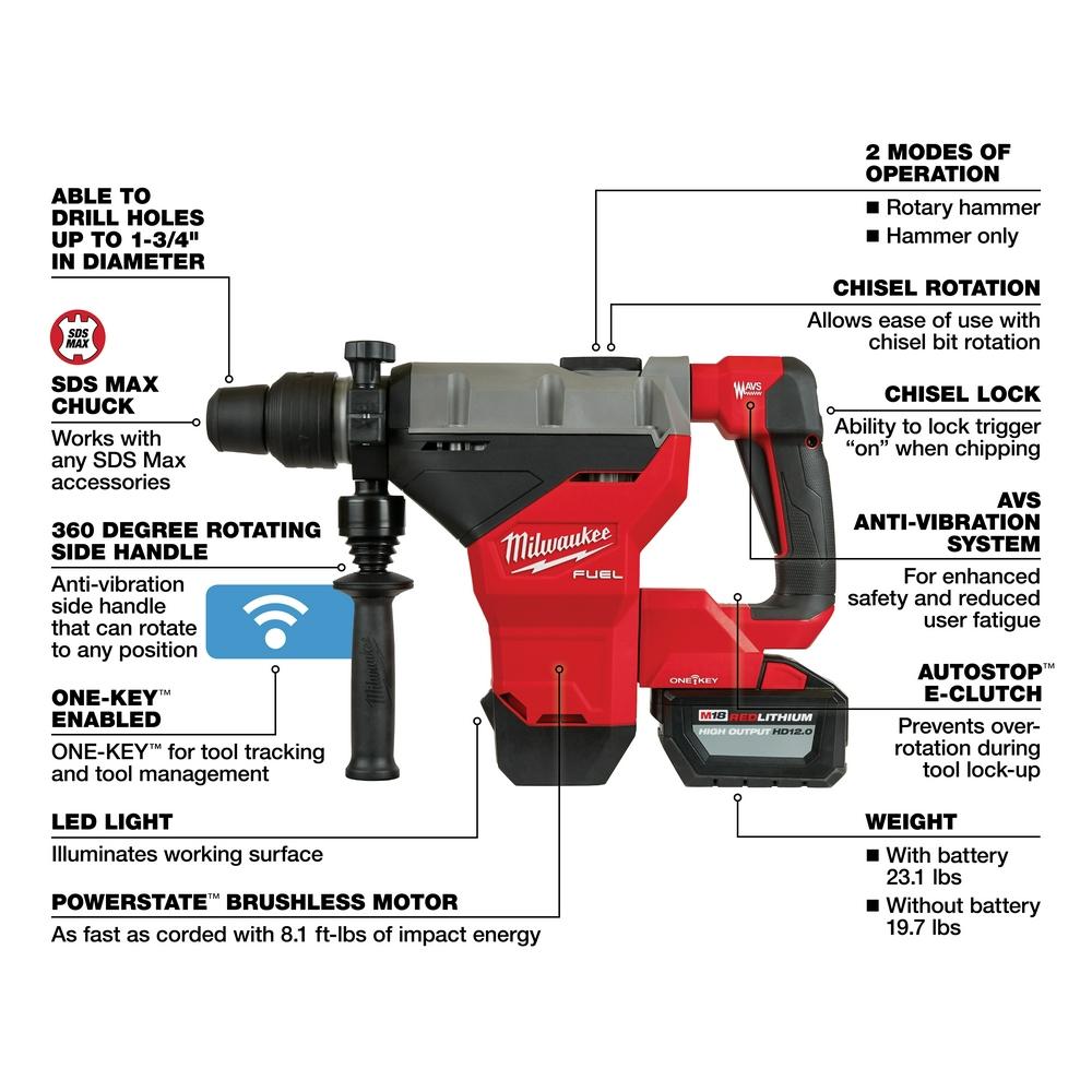 Milwaukee&reg; 2718-22HD MWK2718-22HD