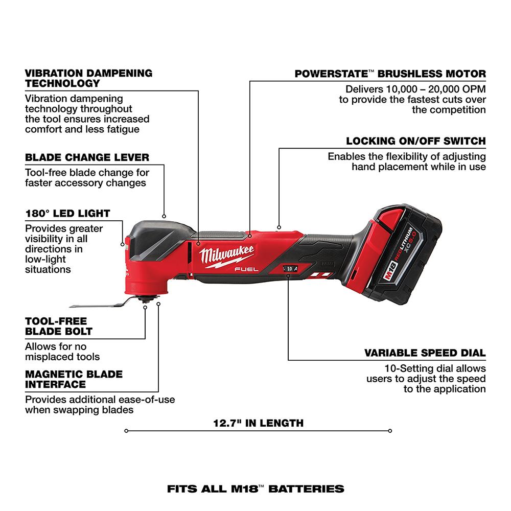 Milwaukee&reg; 2836-21 MWK2836-21