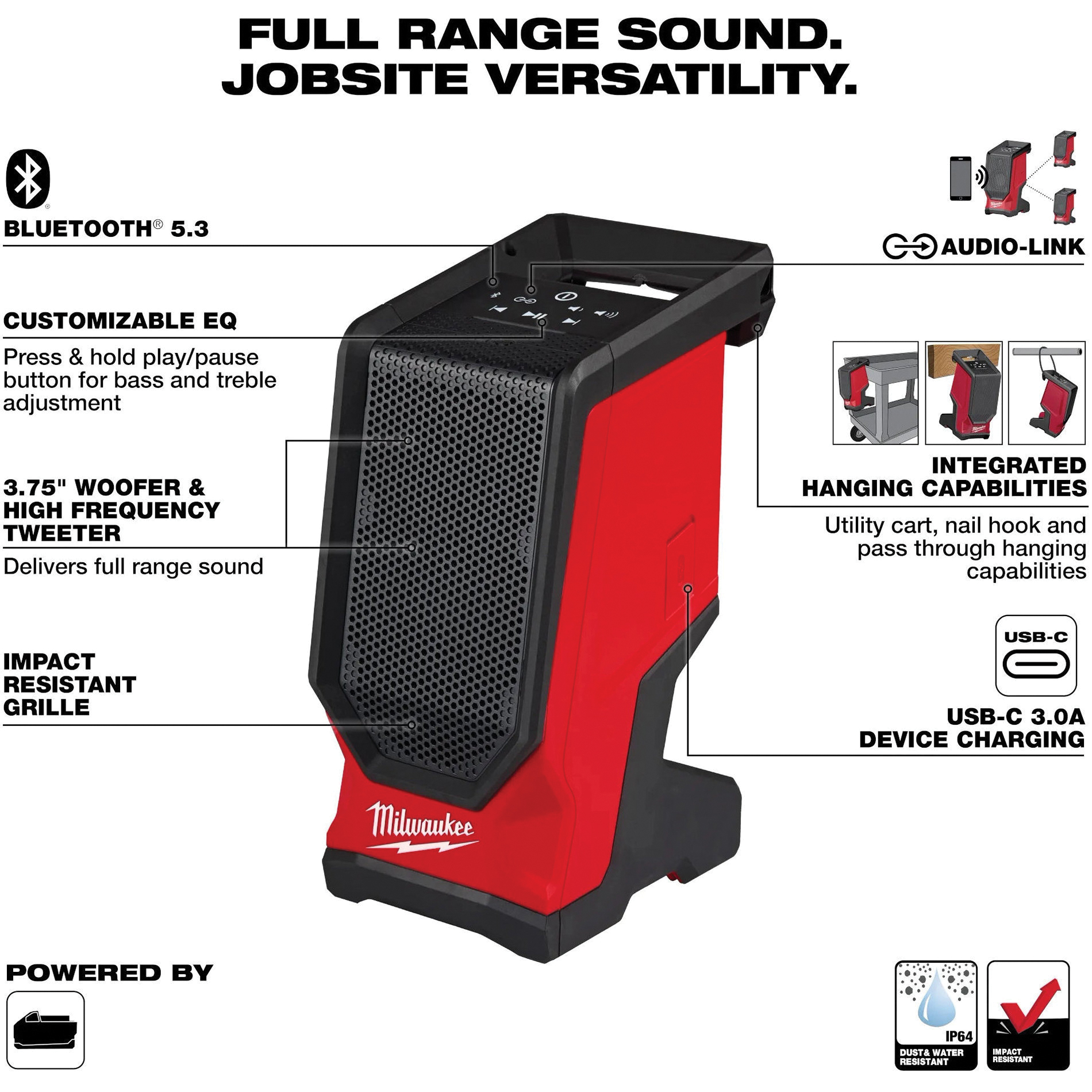 Milwaukee&reg; 2954-20 MWK2954-20