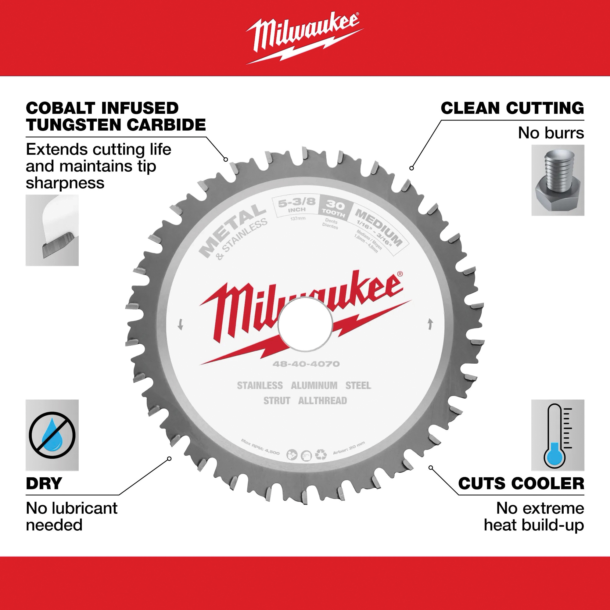 Milwaukee&reg; 48-40-4070 MWK48-40-4070