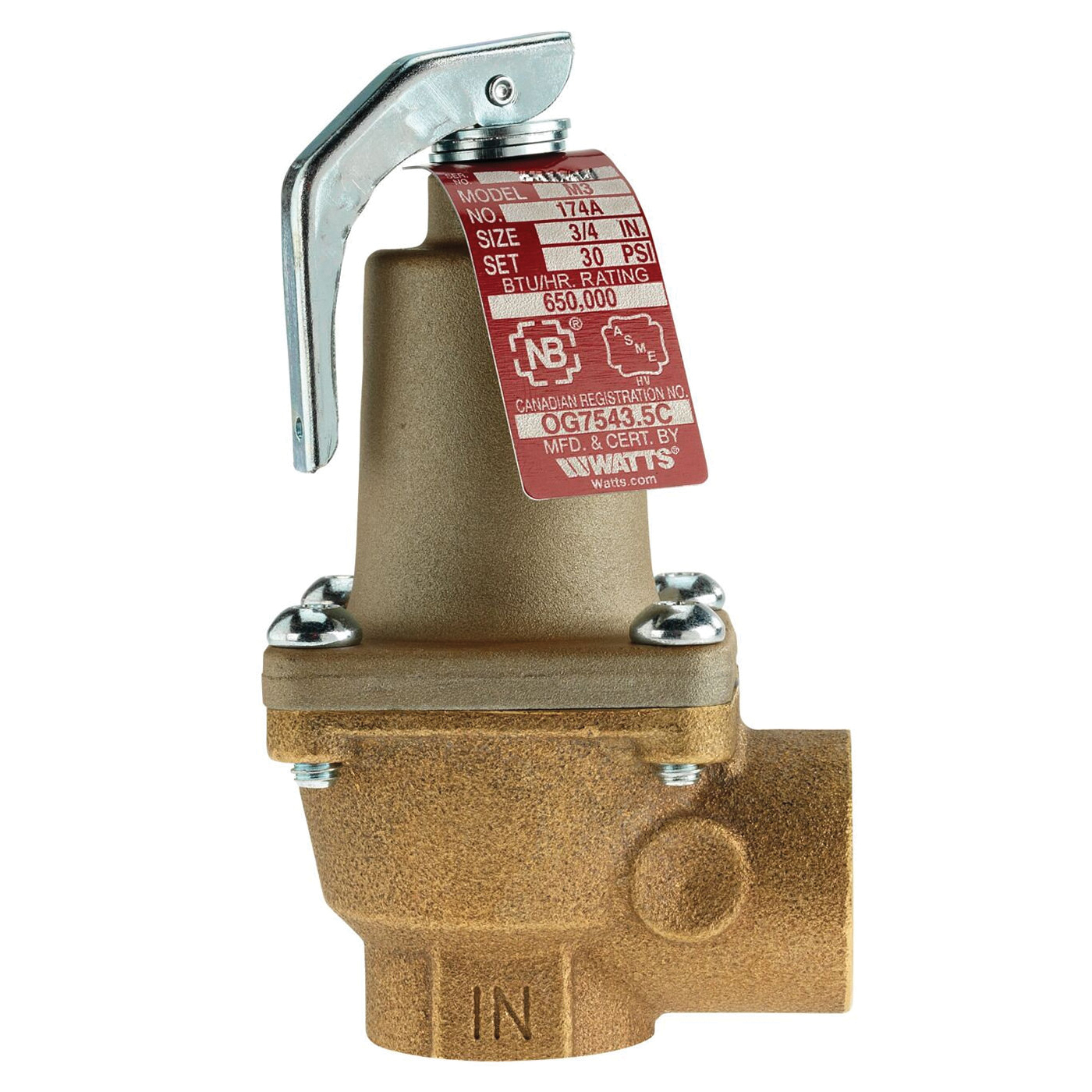 WATTS&reg; 174A-030-3/4 WTS174A-30-34